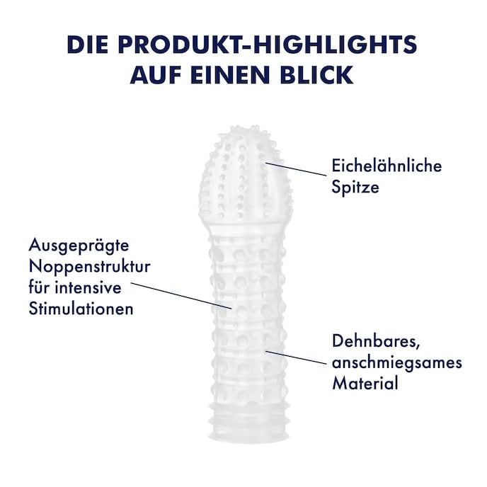 Penishlle mit sinnlichen Noppen, 15 cm transparent online kaufen Penishlle mit sinnlichen Noppen, 15 cm transparent online kaufen