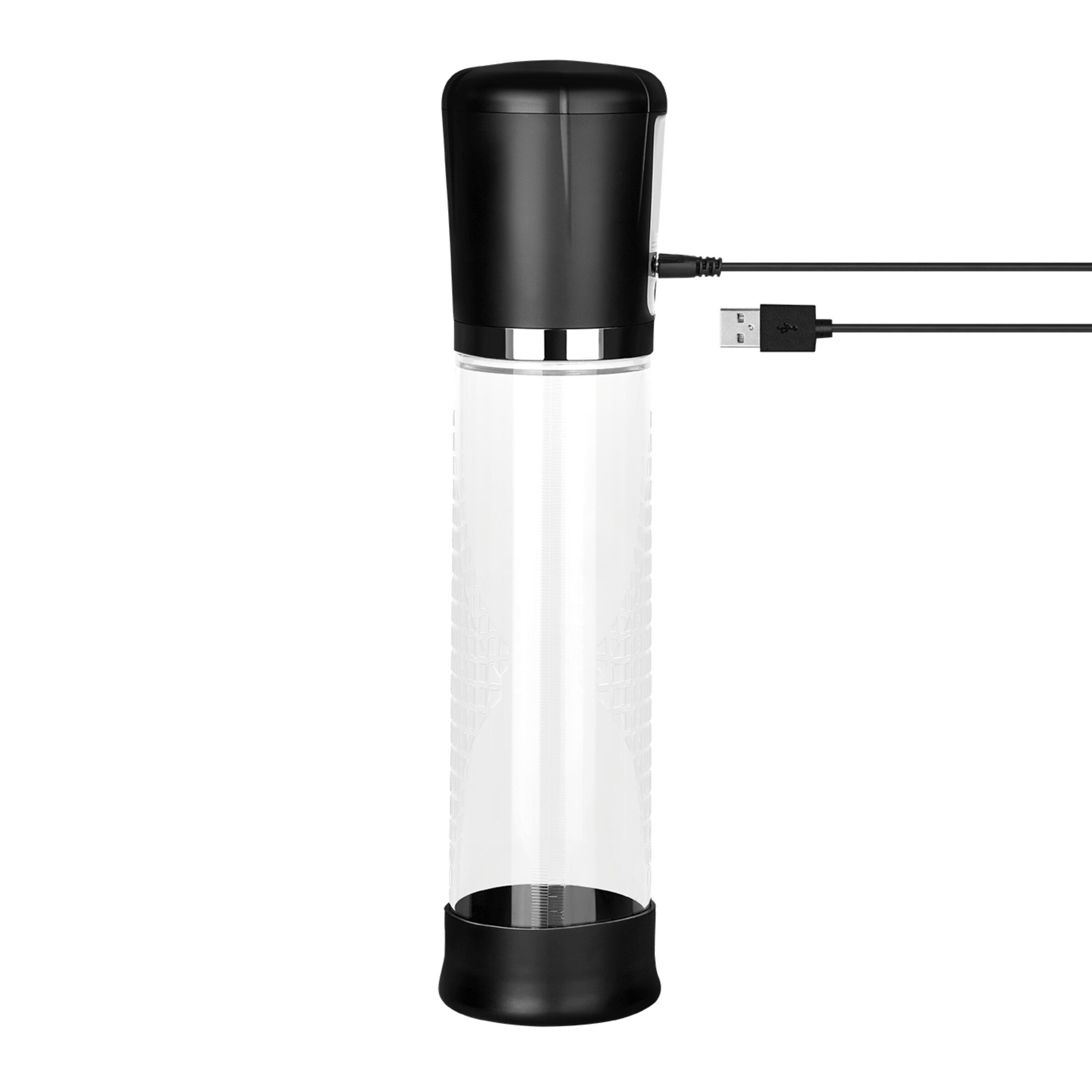 pompe-à-pénis-rechargeable-29-cm-Argent-Noir-Transparent-10