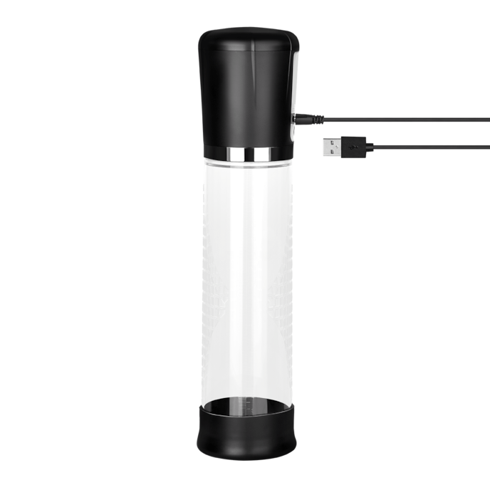 wiederaufladbare-penispumpe-29-cm-Schwarz-Silber-Transparent-10