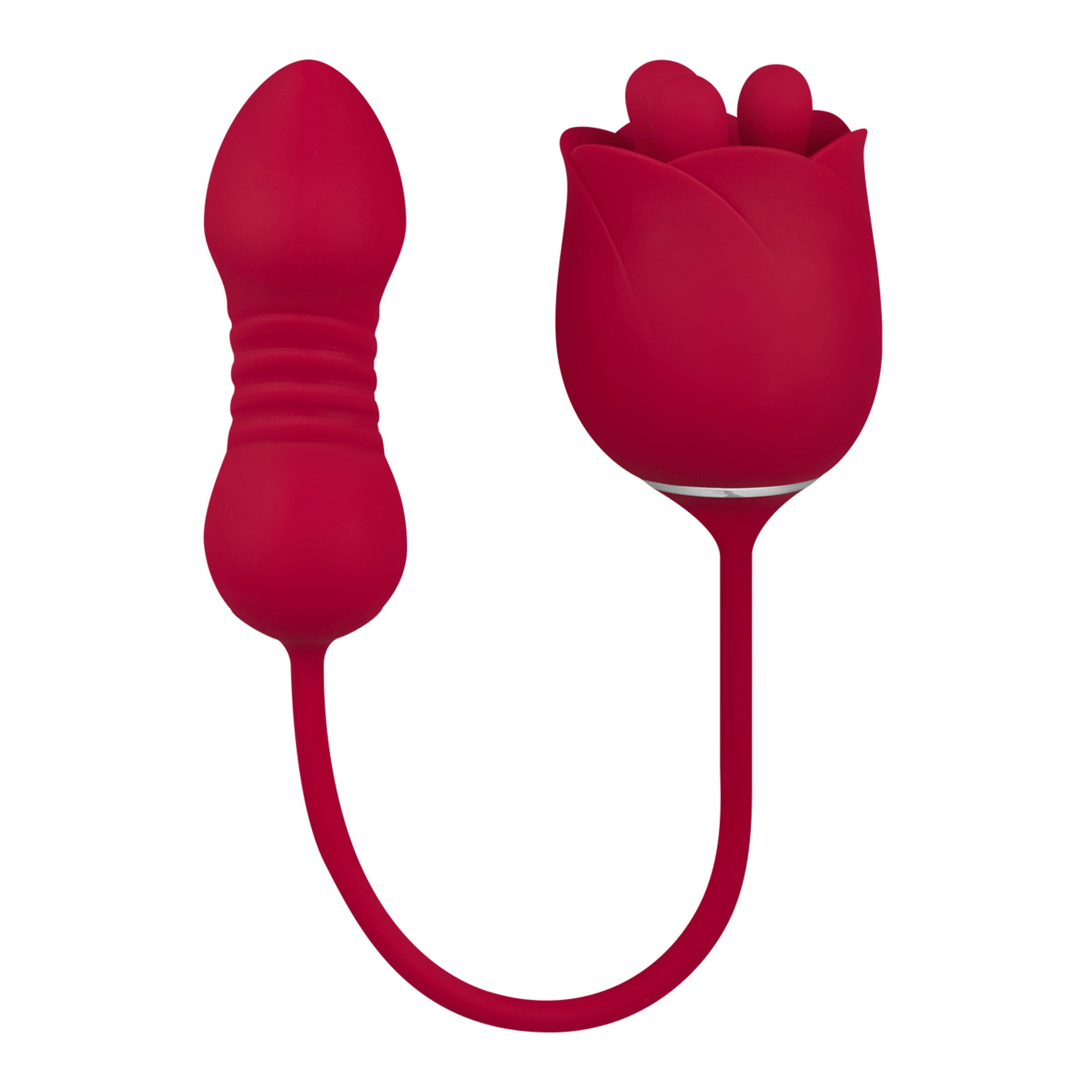 vibromasseur-en-forme-de-rose-avec-bullet-38-5-cm-Rouge-3