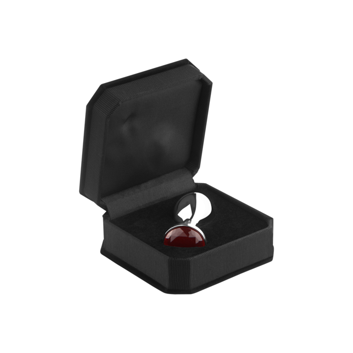 gode-anal-avec-cristal-7-5-cm-Argent-Bordeaux-3