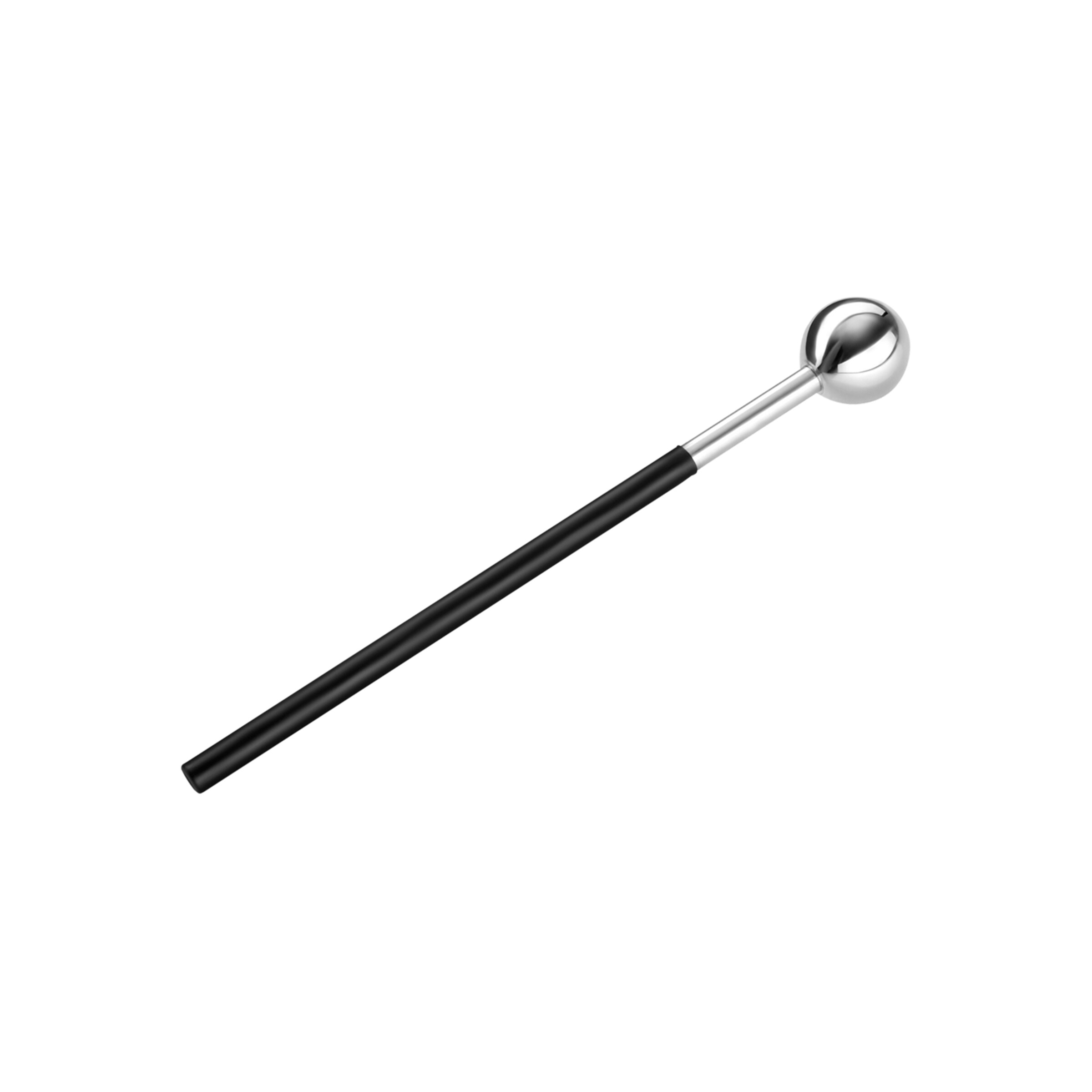 2-baguettes-à-billes-pour-électro-sexe-Argent-Noir-3