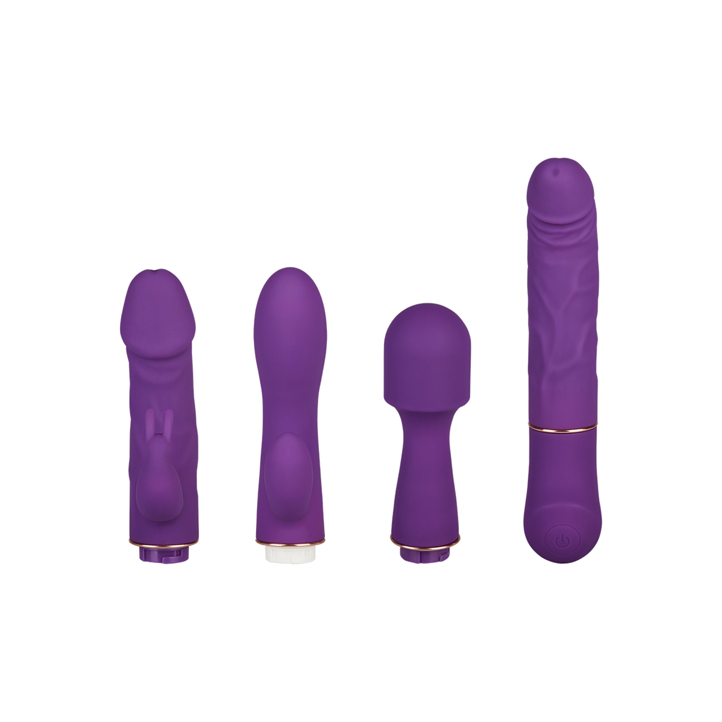 verführerisches-vibrator-set-5-teile-Rosegold-Violett-4