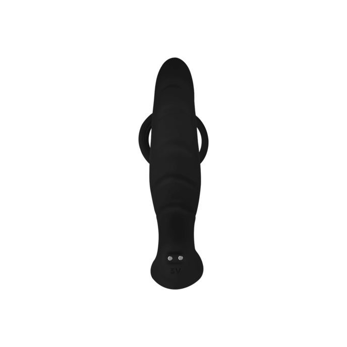 anale-vibrator-incl.-penisring-13-cm-Schwarz-4