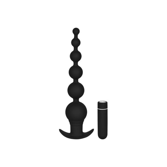 vibromasseur-anal-avec-structure-boule-20-5-cm-Noir-5