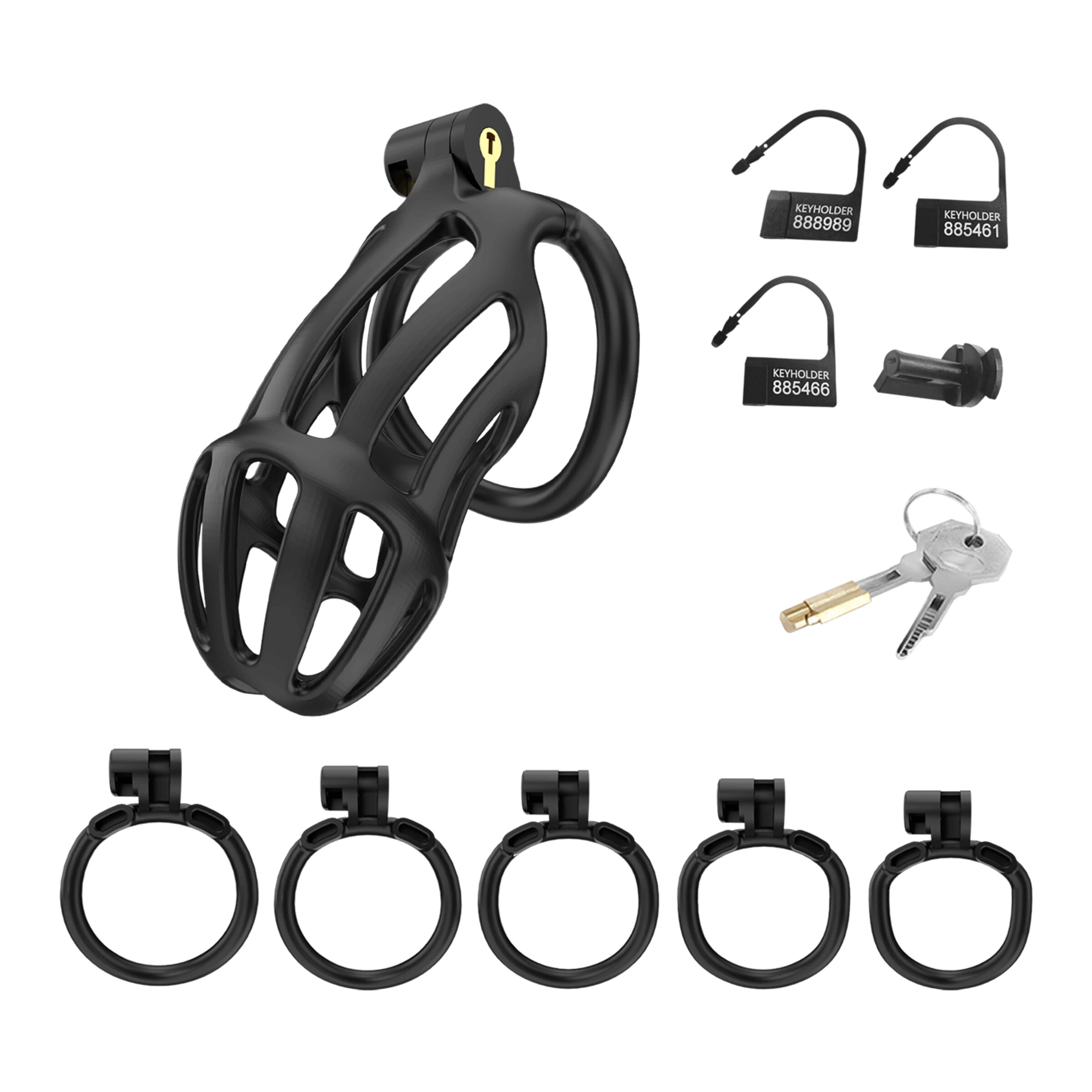 p-cage---pc02-maat-m-9-5-cm-Zwart-2