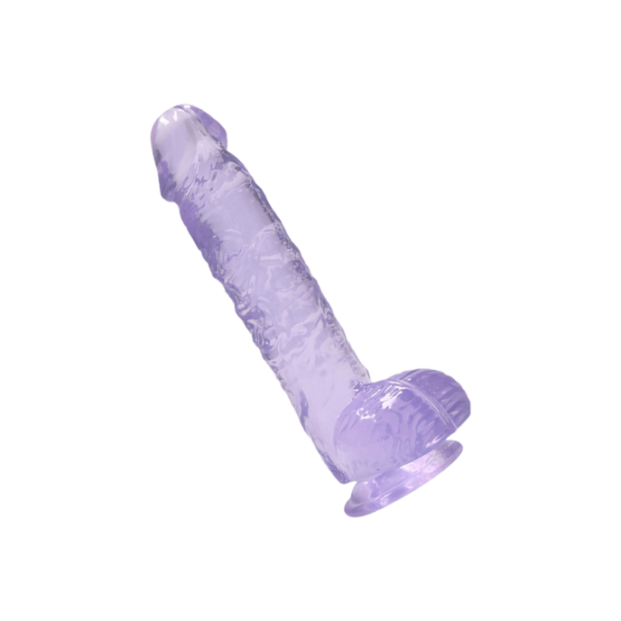 crystal-clear---dildo-with-balls-17-cm-Lila-1