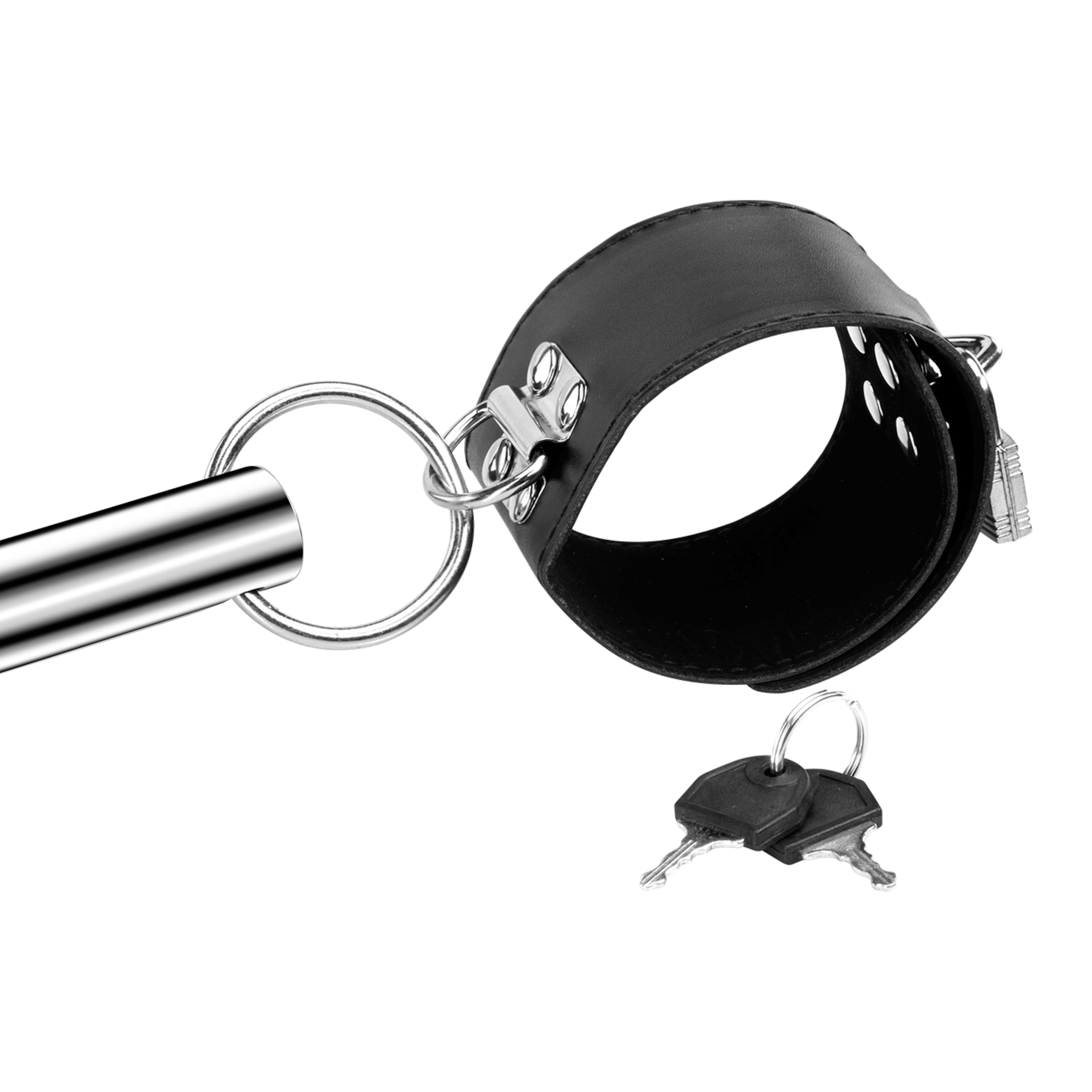 spreidstang-met-handboeien-Zilver-Zwart-2