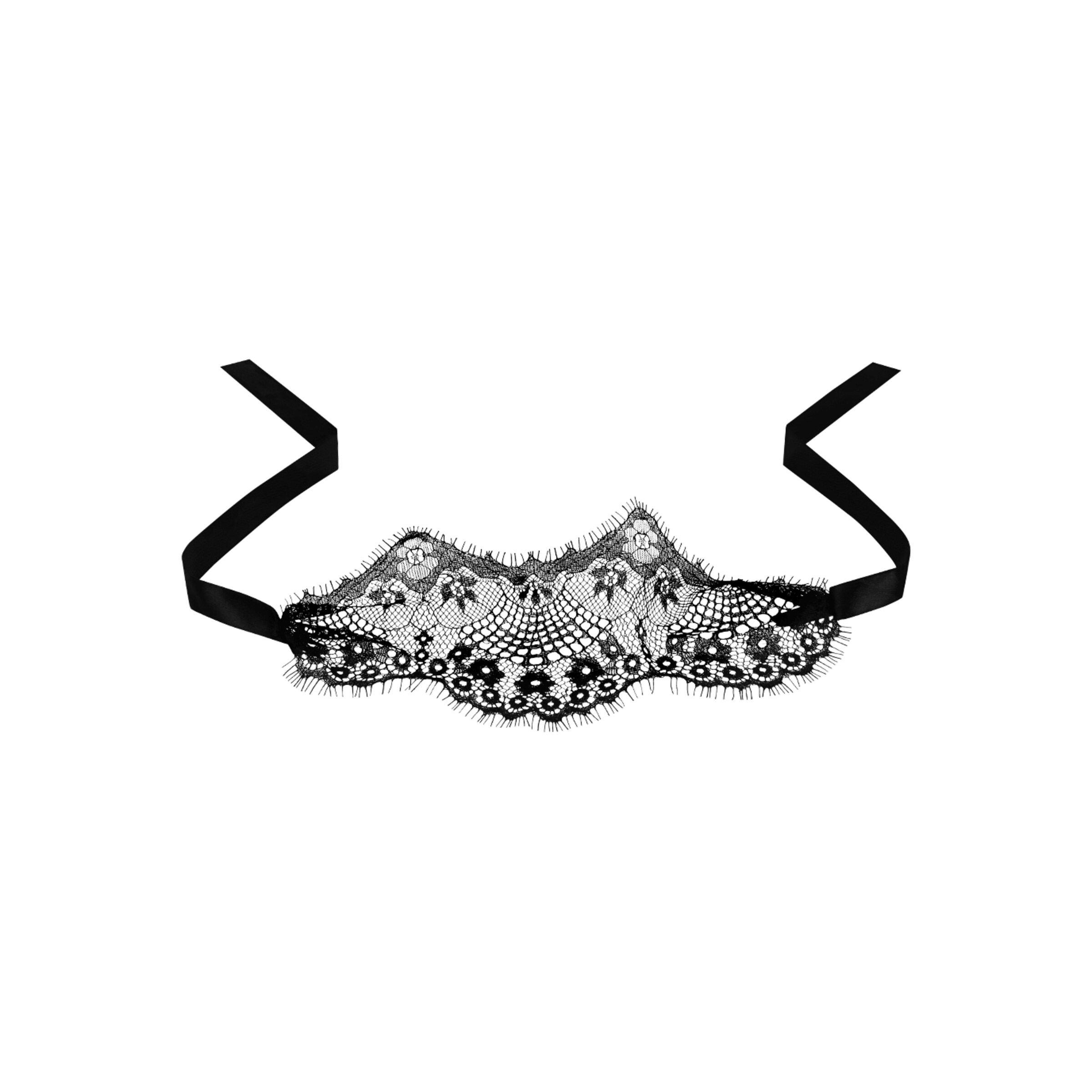 ensemble-de-bondage-en-dentelle-délicate-Noir-5