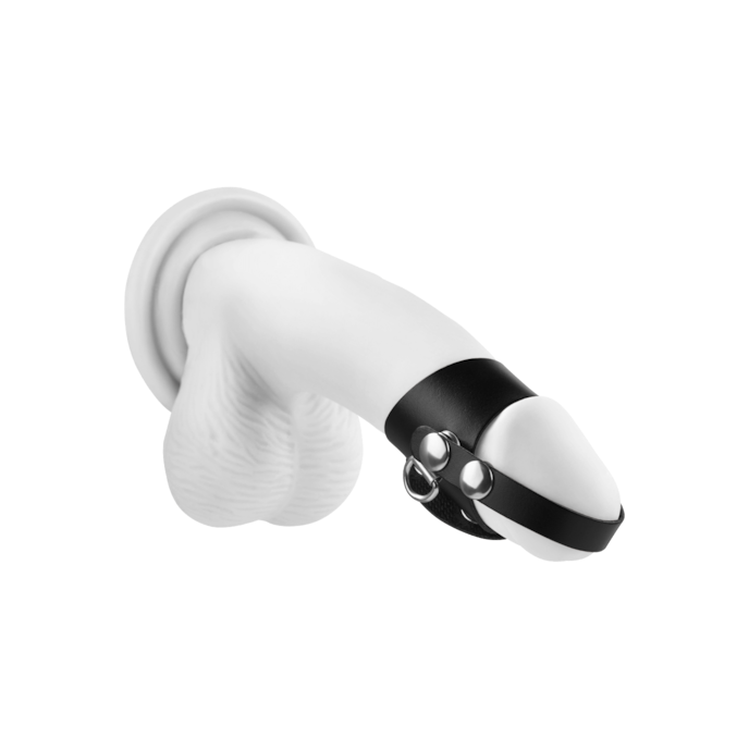 eikelmanchet-met-riemen-Zwart-6