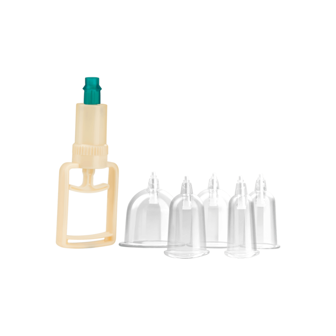 ventouses-avec-pompe-6-pièces-Beige-Transparent-1