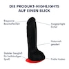flexibler-naturdildo-mit-saugfuß-21-cm-Rot-Schwarz-2