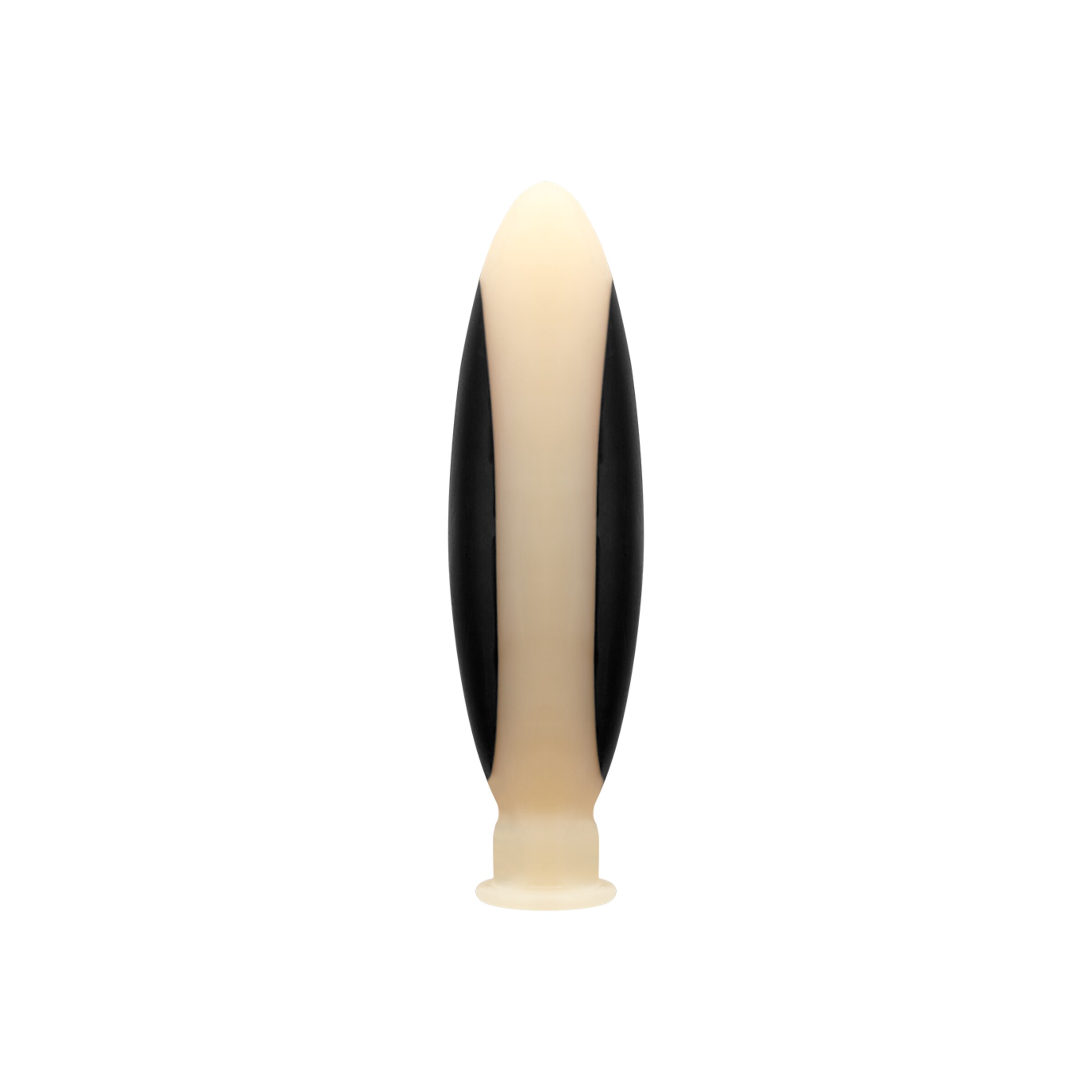 gode-anal-pour-électro-hy]stimulation-15-5-cm-Beige-Noir-3
