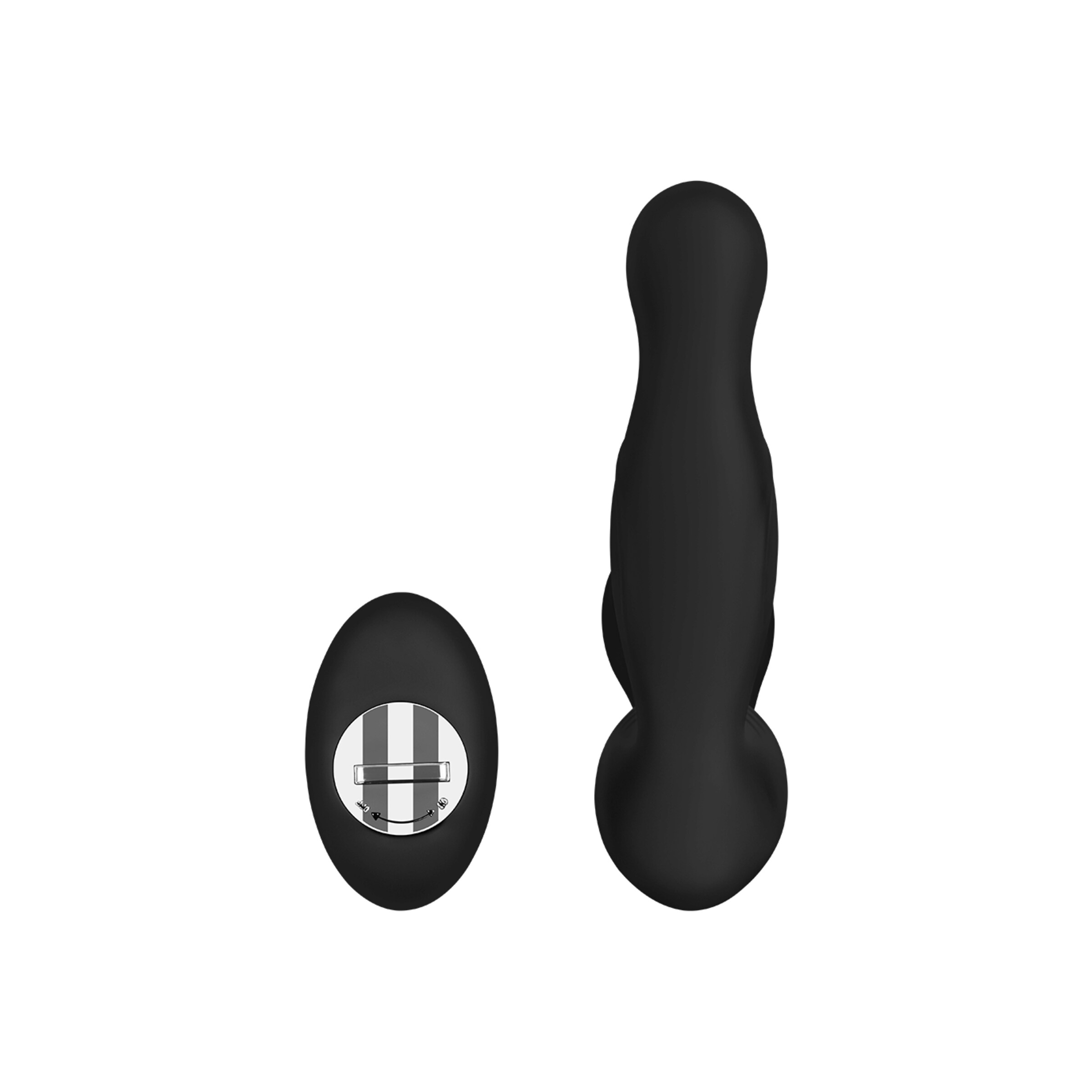 stimulateur-de-prostate-avec-anneau-pénien-16-5-cm-Noir-Rouge-4