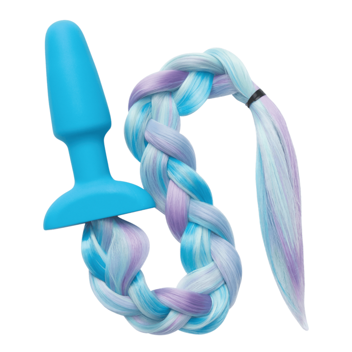 furry-tailes---butt-plug-12-4-cm-Lichtblauw-Pink-Wit-2