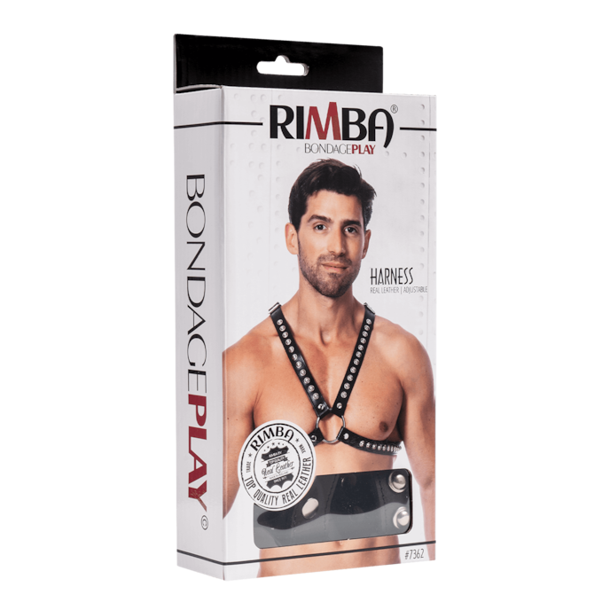 harnais-en-cuir-avec-clous-Argent-Noir-4