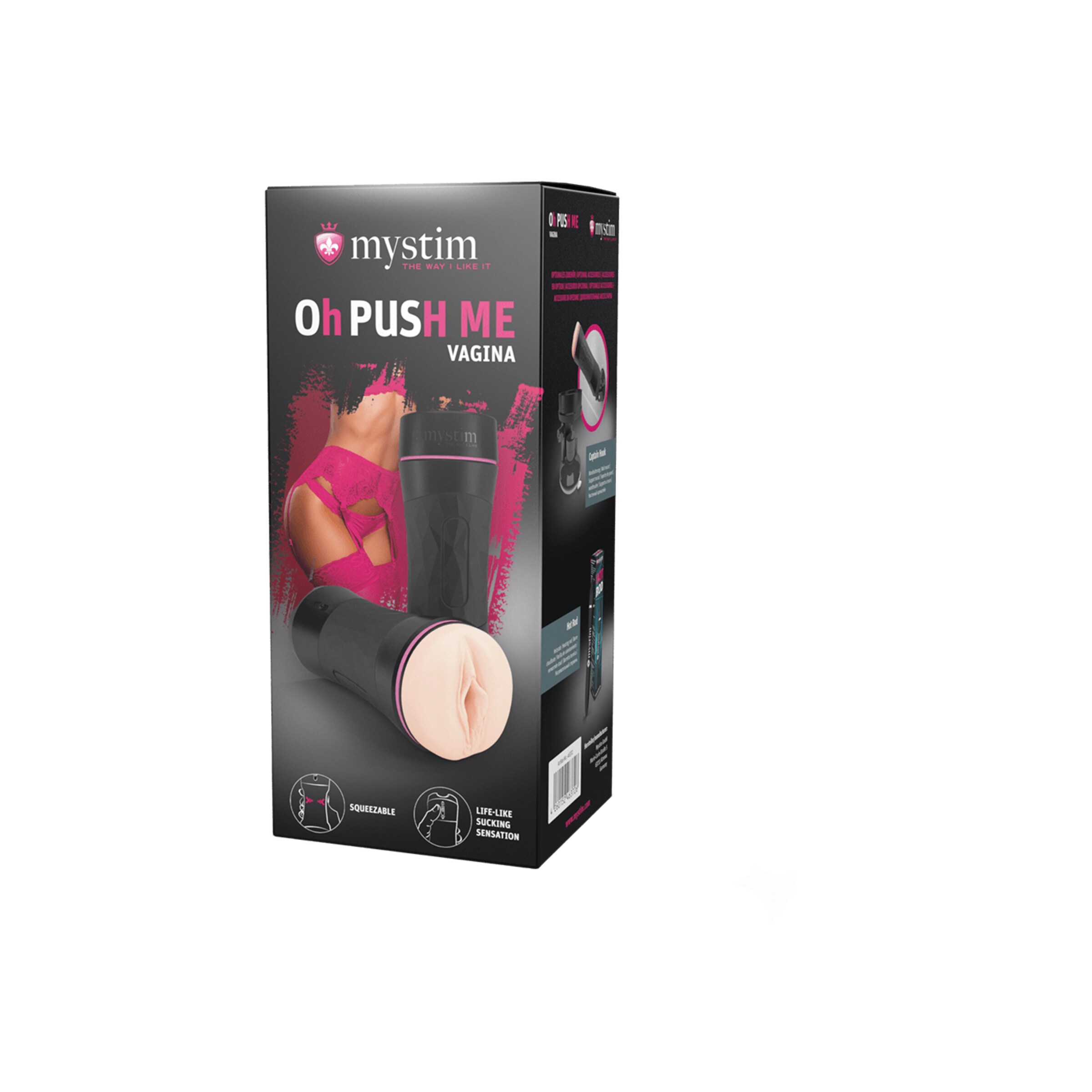 oh-push-me---vagina-21-5-cm-Natuurlijk licht-Zwart-4