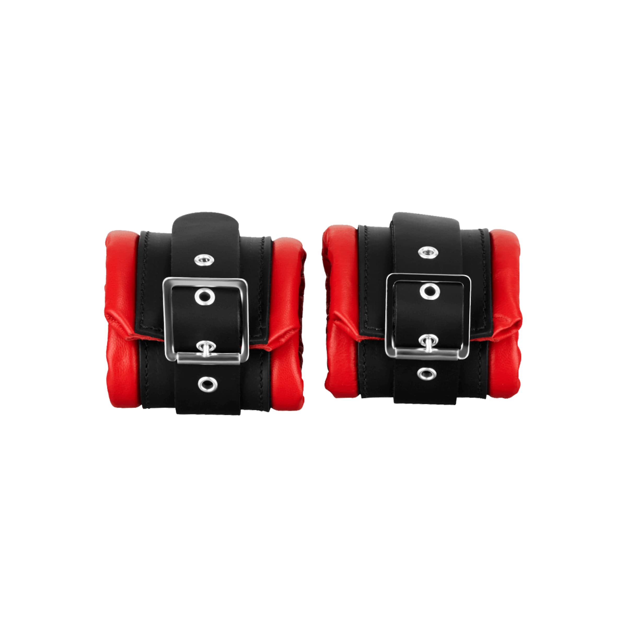 gewatteerde-handboeien-Rood-Zwart-4