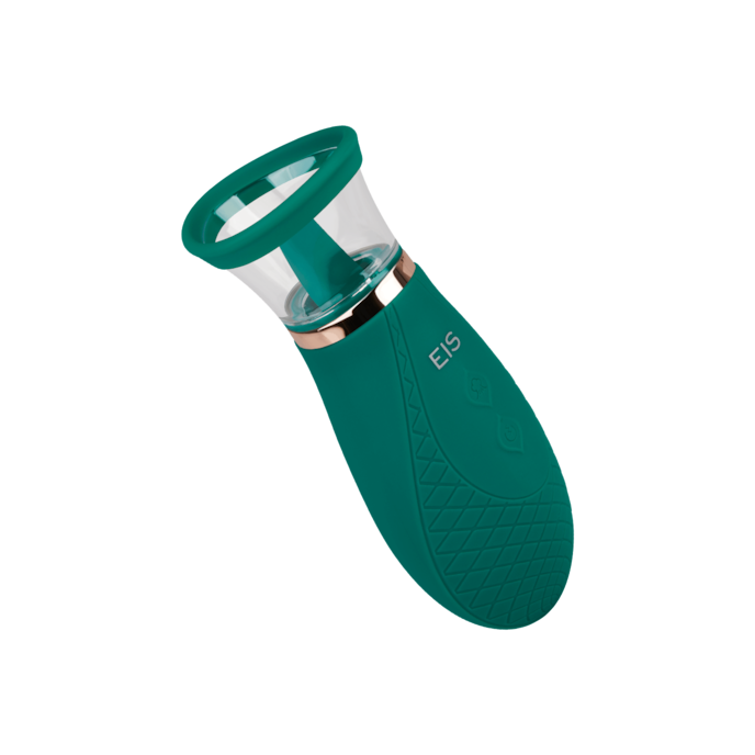 tongvibrator-met-zuigfunctie-17-cm-Groen-1