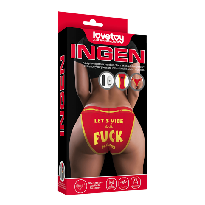 printed-vibrating-sexy-panties-Gelb-Rot-Schwarz-4