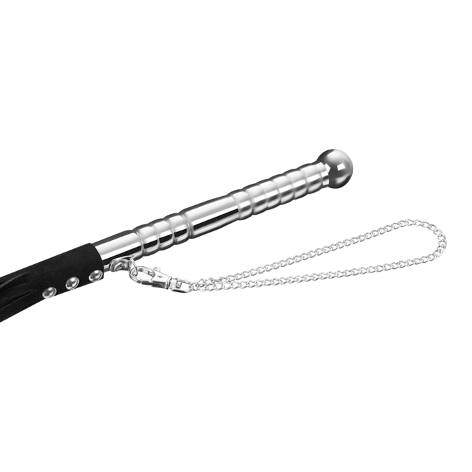 fouet-en-daim-Argent-Noir-3