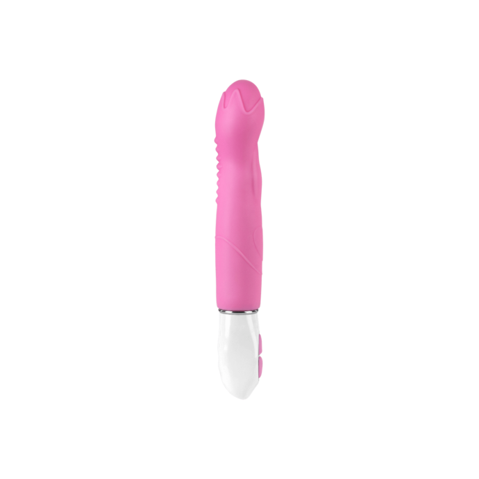 vibromasseur-point-g-en-silicone-22-5-cm-Blanc-Rose-3