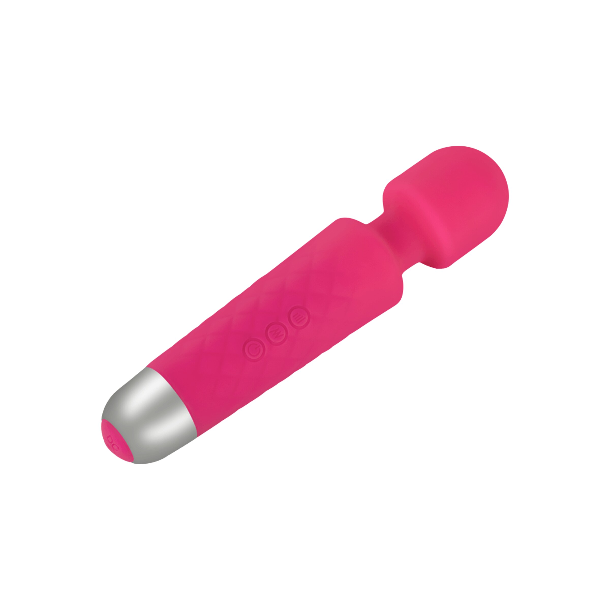 masseur-recharge-hy]able-en-silicone-20-cm-Argent-Rose-4
