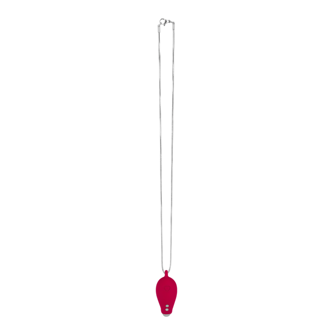 mini-vibromasseur-en-forme-de-cœur-avec-collier-4-8-cm-Argent-Rouge-4