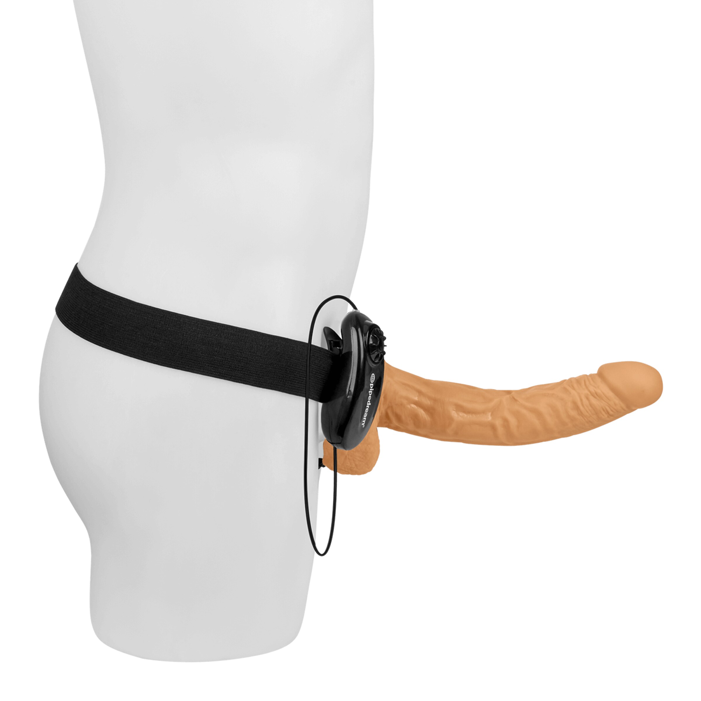 vibrating-hollow-strap-on-with-balls-25-cm-Natuurlijk licht-Zwart-2