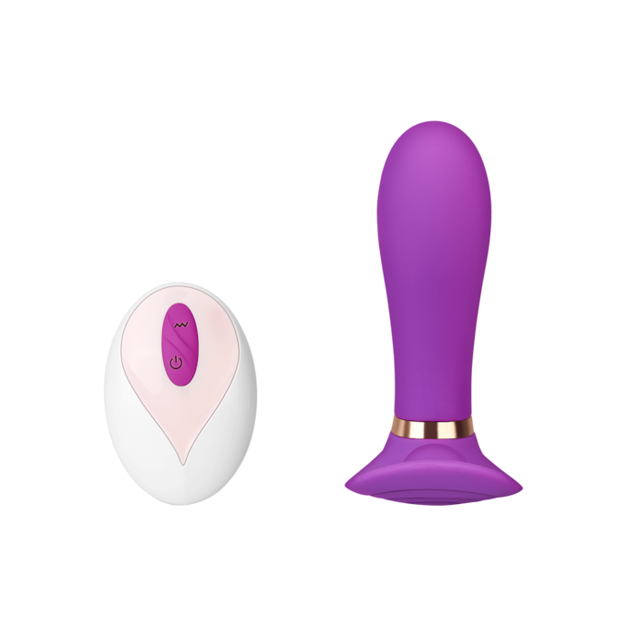 vibromasseur-en-silicone-avec-télécommande-11-cm-Violet-5