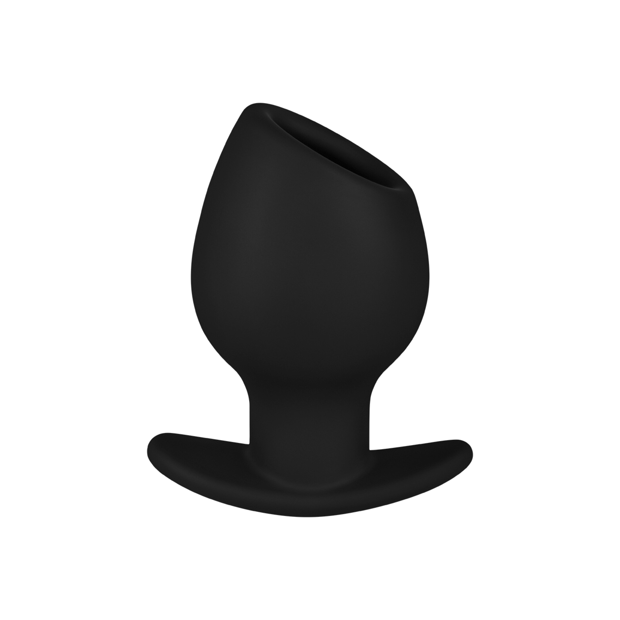 plug-anal-en-silicone[nbhy]-avec-tunnel-m-9-8-cm-Noir-3