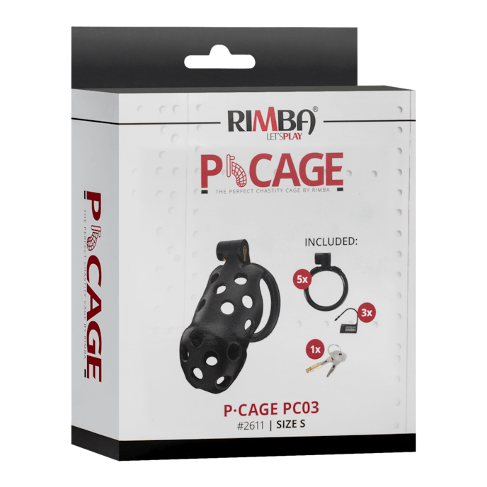 p-cage---pc03-maat-s-8-5-cm-Schwarz-3