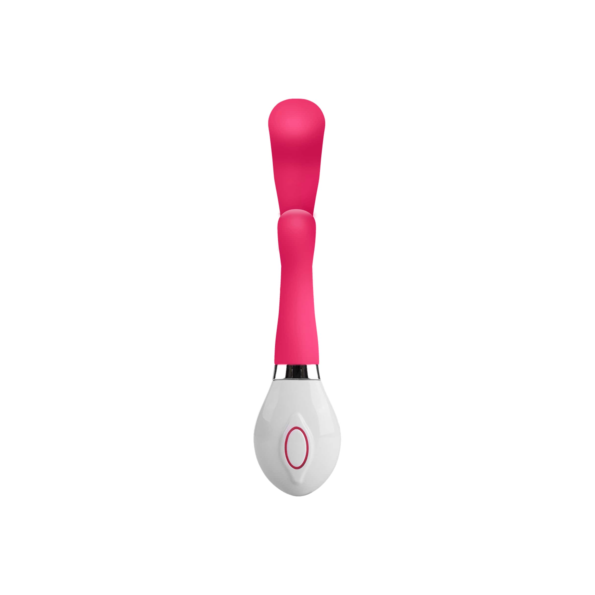 rabbit-design-rechargeable-en-silicone-20-5-cm-Blanc-Rose-3
