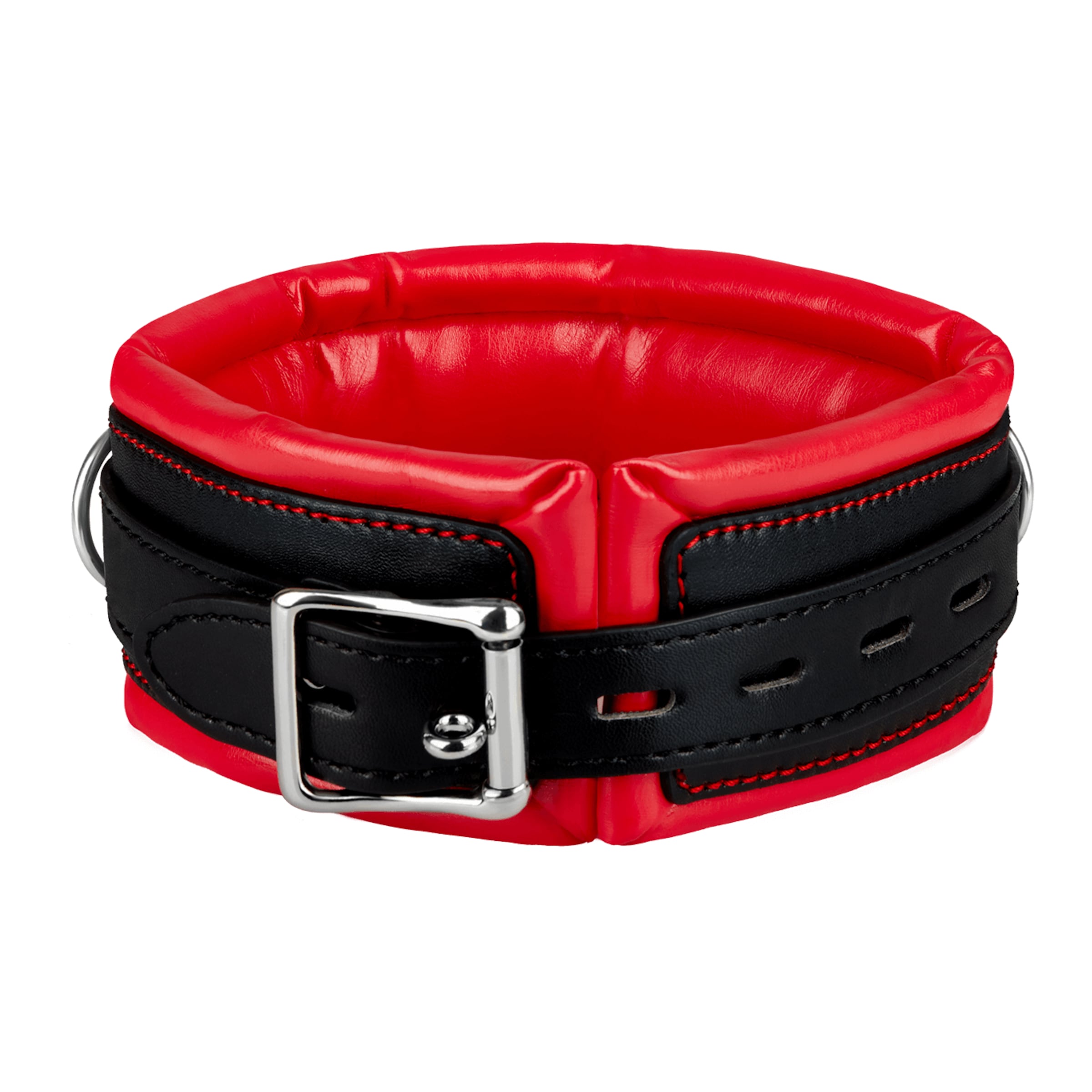 étriers-pour-cou-et-mains-avec-plateau-4-pièces-Noir-Rouge-3