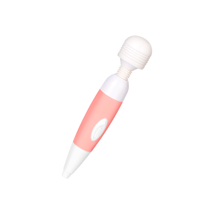 masseur-rechargeable-en-silicone-24-5-cm-Blanc-Orange-1