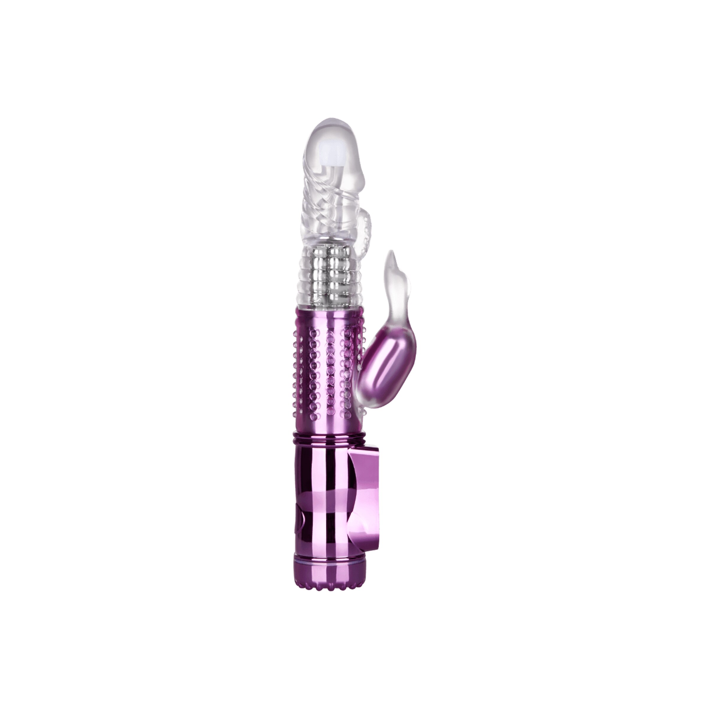 vibromasseur-à-perles--hy]rotatif-23-cm-Argent-Transparent-Violet-3