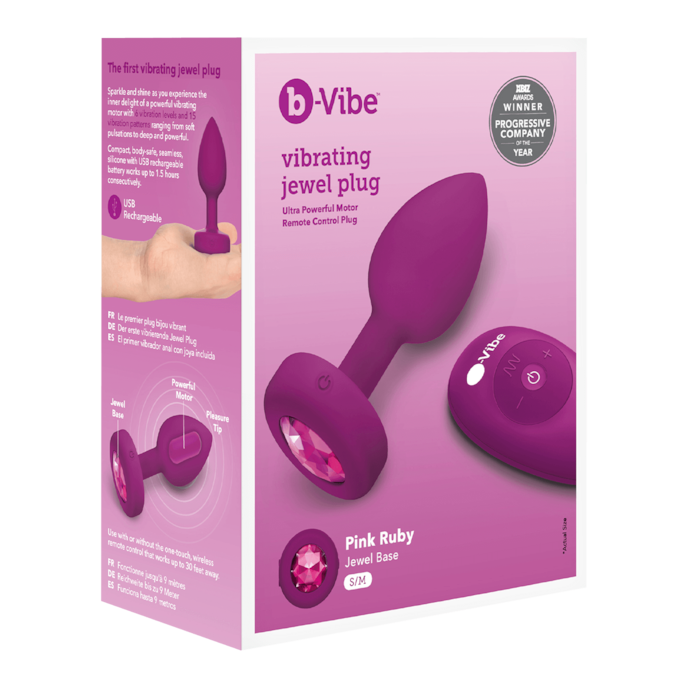 vibrating-jewel-plug---s/m-9-8-cm-Violett-3