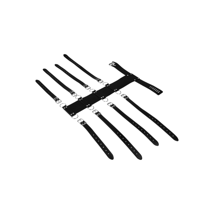 harnais-de-bondage-polyvalent-9-pièces-Argent-Noir-4