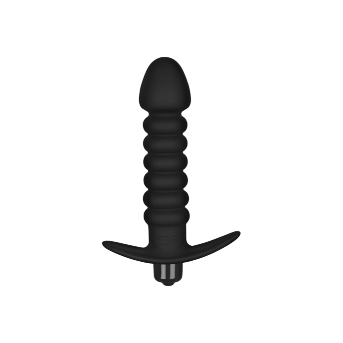 vibromasseur-anal-avec-structure-rainurée-13-5-cm-Noir-5