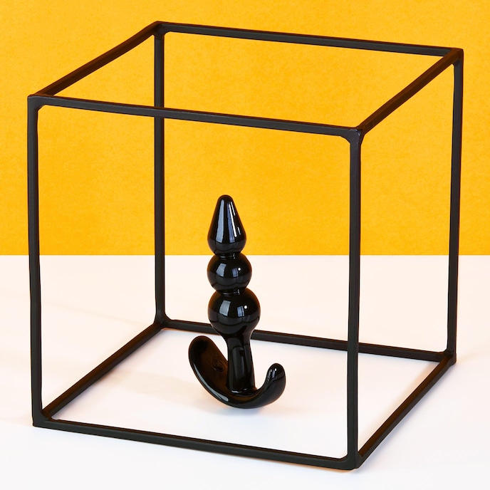 gode-anal-avec-structure-à-boule-9-cm-Noir-2