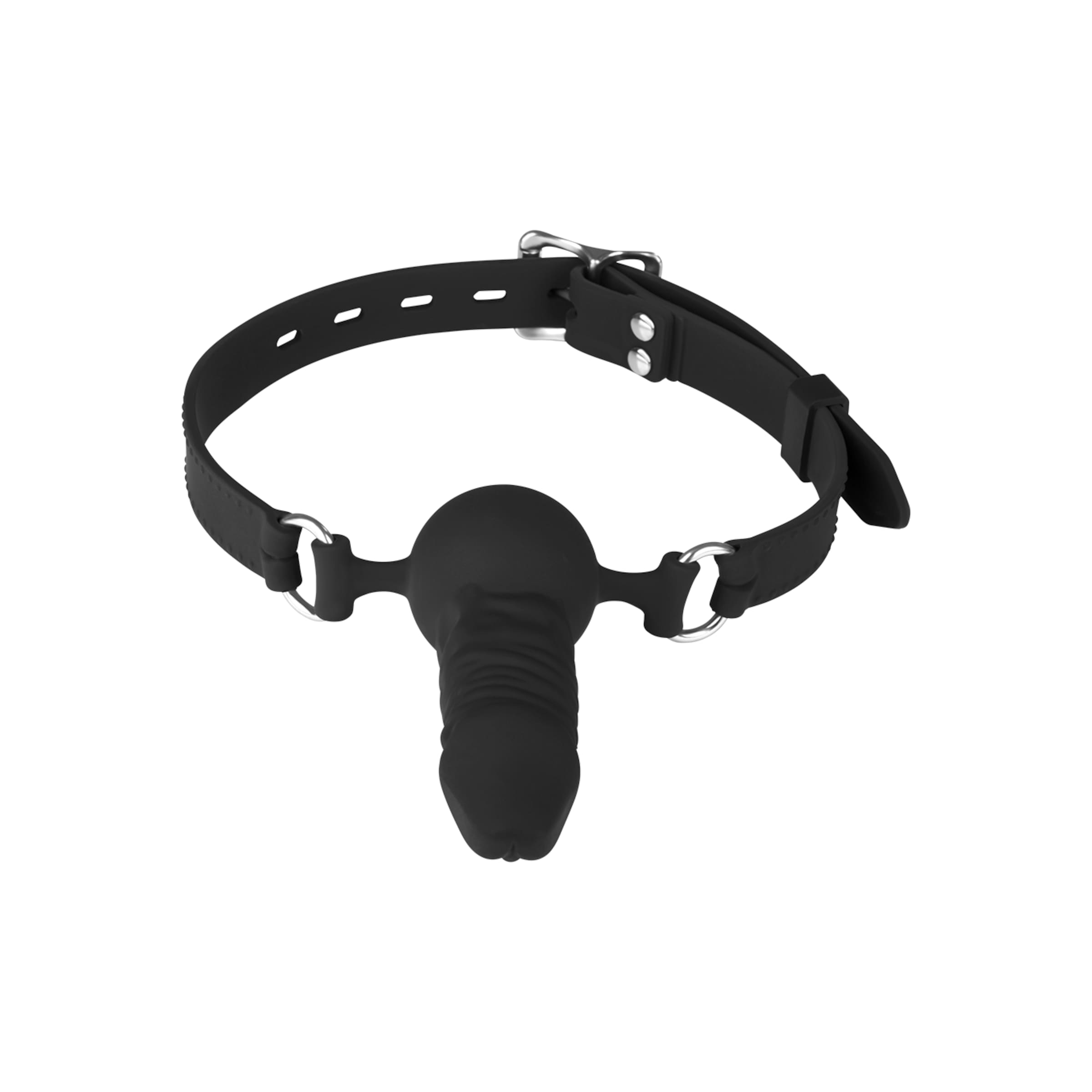 bâillon-avec-gode-Noir-2