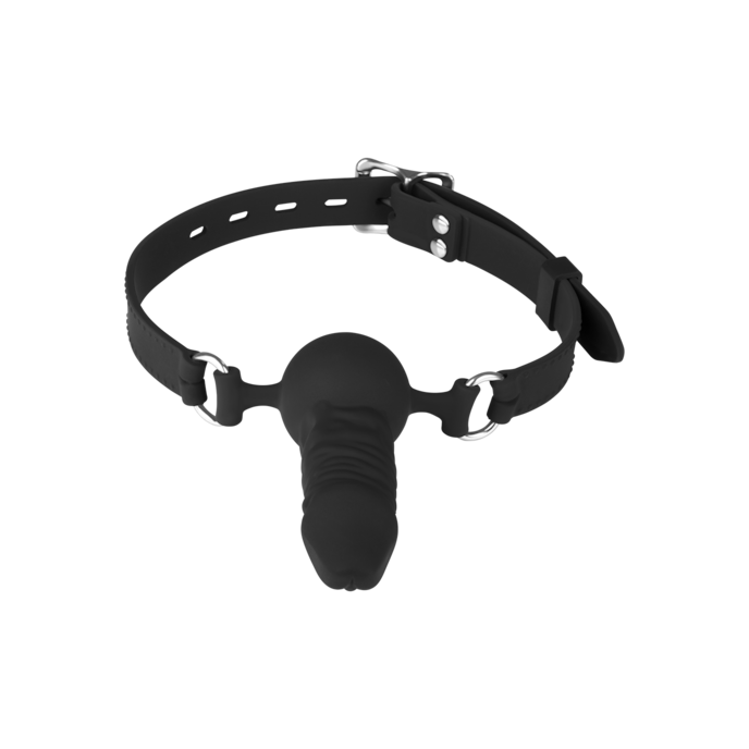 bâillon-avec-gode-Noir-2