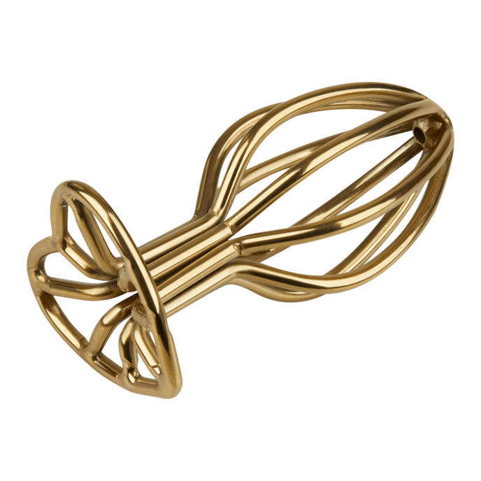 plug-anal-en-métal---taille-s-6-cm-Or-3