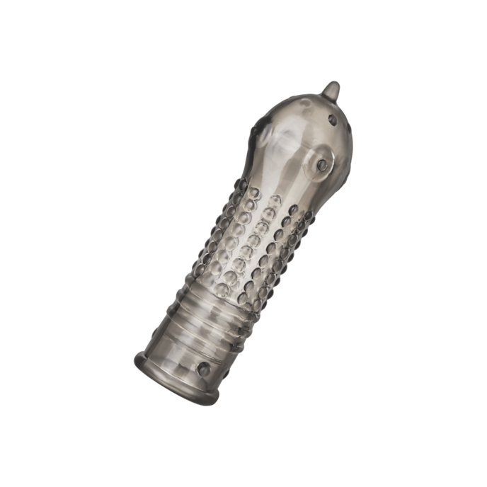 gaine-pénienne-à-picots-15-cm-Noir-1