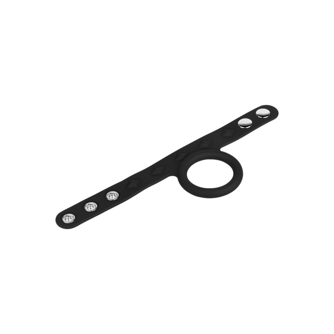 silicone-cock-&-ball-strap-4---6-cm-Zwart-7