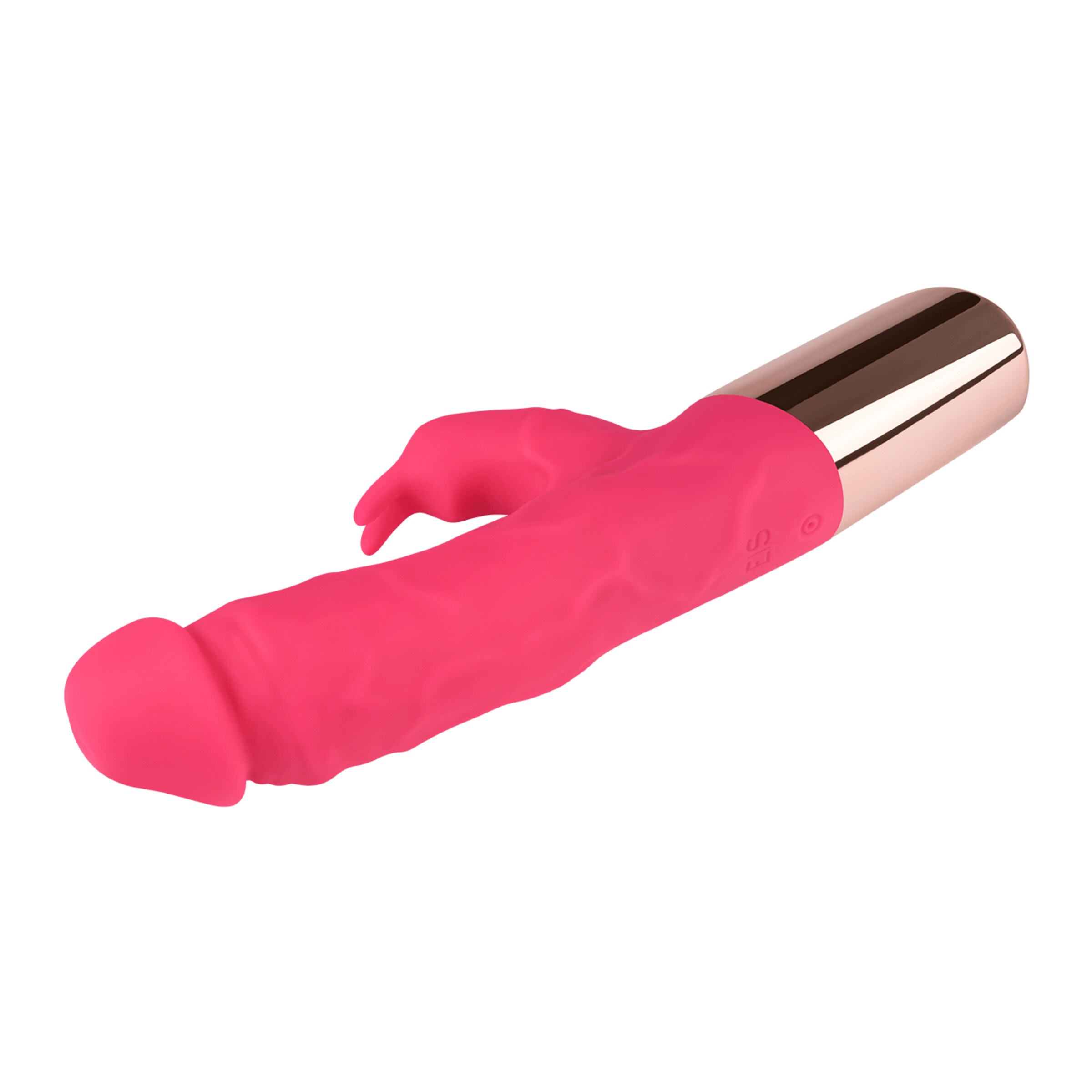 natuurlijke-rabbitvibrator-van-siliconen-22-cm-Goud-Neonroze-7