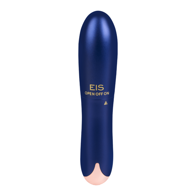 vibromasseur-aspect-métallique-15-cm-Bleu foncé-4