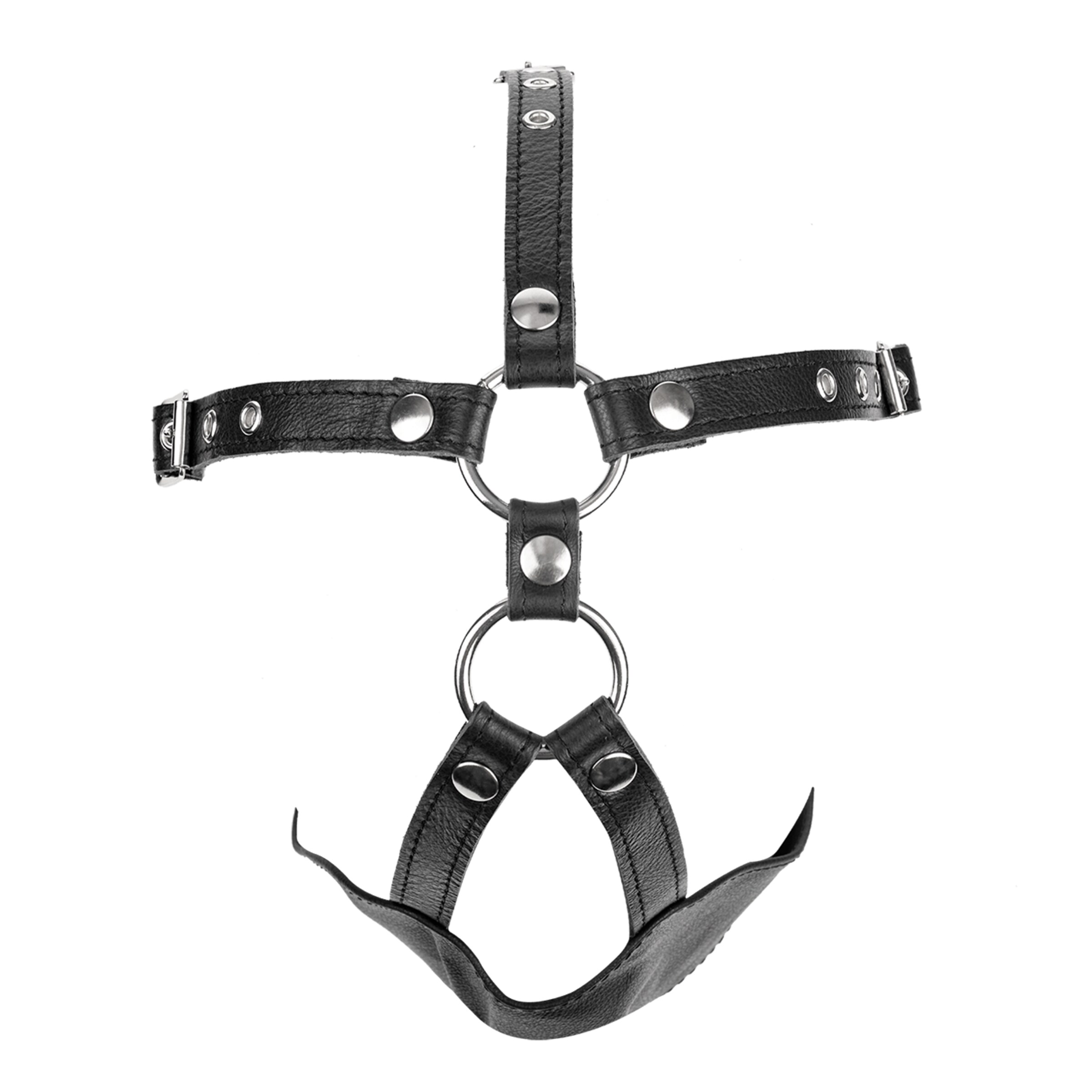 leren-muilkorf-met-riemen-Zwart-3