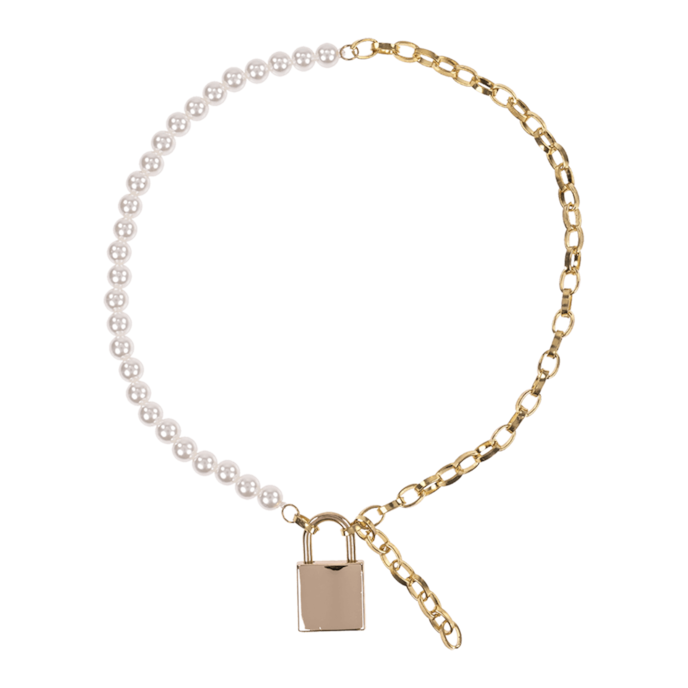 sex-and-mischief---pearl-day-collar-Goud-Wit-2