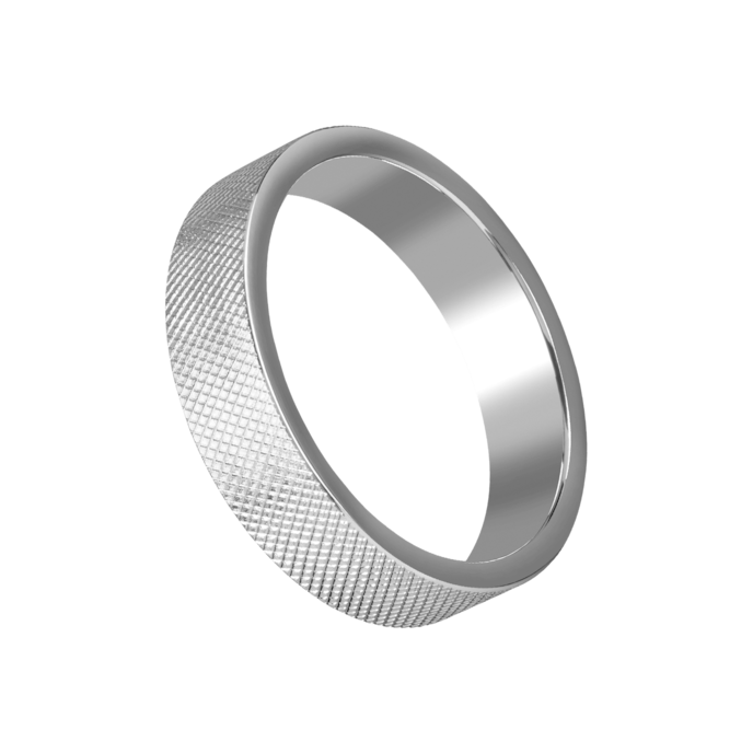 massieve-ring-met-ruitvorm-5-5-cm-Zilver-1